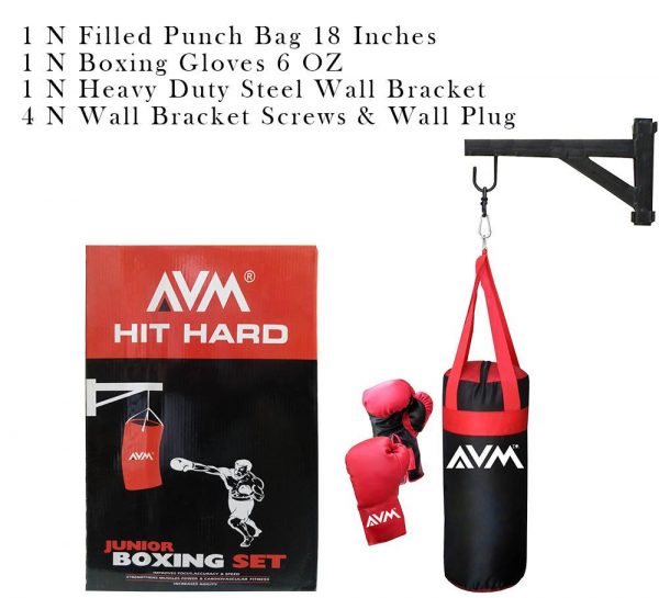 Muay Thai Filled 6 Ft 100 lbs Hanging Punching Heavy Bag for Home Gym –  Knockout Boxing US