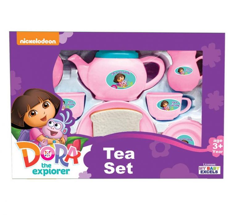 dora the explorer tea set