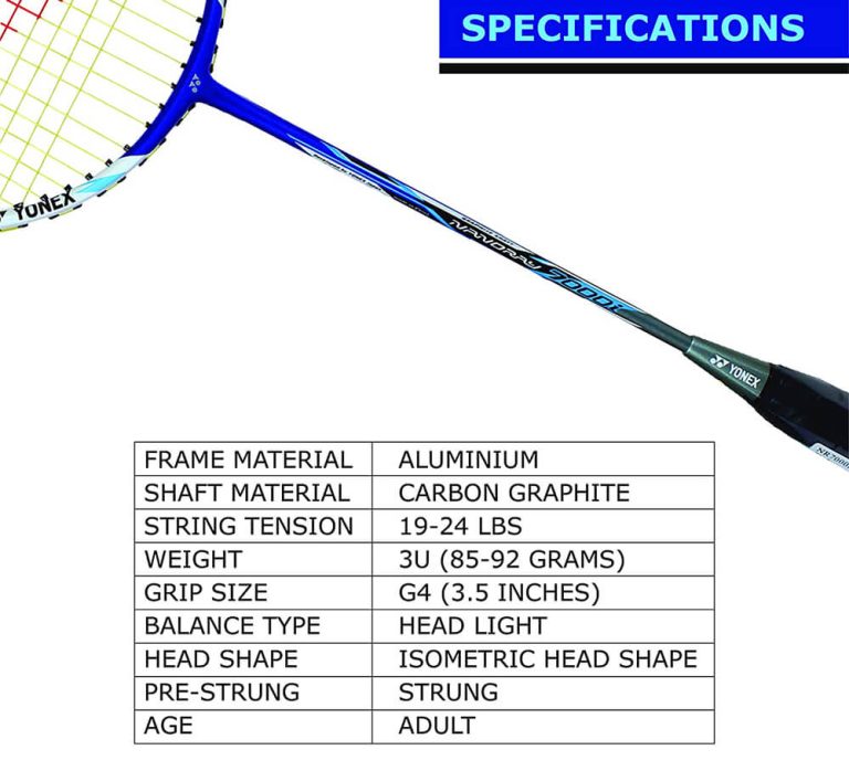 Yonex Nanoray 7000I G4-2U Badminton Racquet | 100% Original Product - Big Value Shop