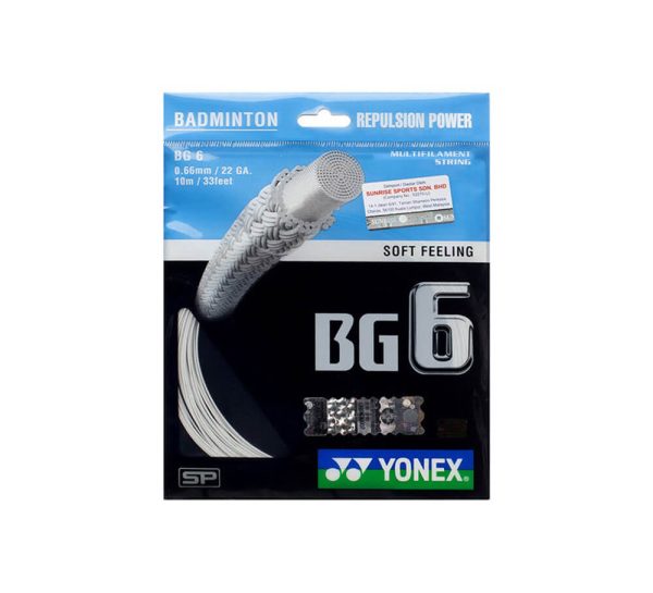 Yonex BG6 Badminton String_cover