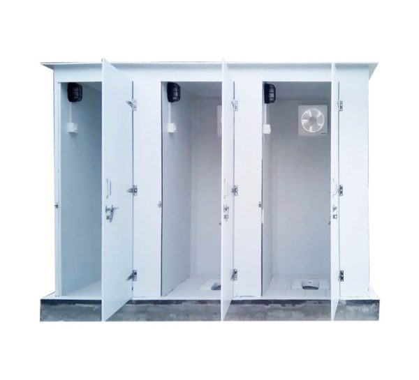 Portable Toilet Block-Toilet Block Three Compartments-12x6x8-cover1