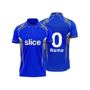 Customized MI Cricket Jersey-Half Sleeves-F&B Sublimation